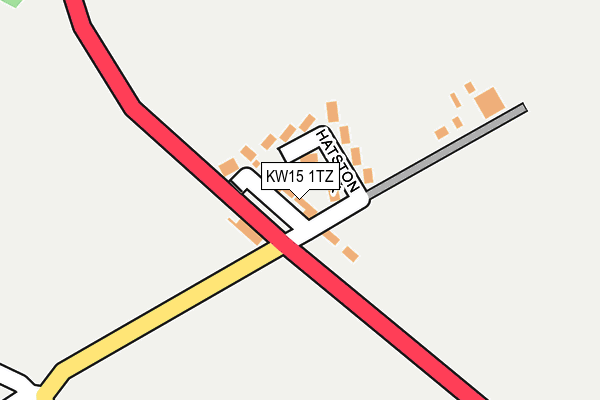 KW15 1TZ map - OS OpenMap – Local (Ordnance Survey)