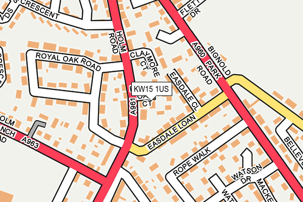 KW15 1US map - OS OpenMap – Local (Ordnance Survey)