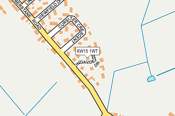 KW15 1WT map - OS OpenMap – Local (Ordnance Survey)