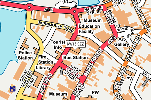 KW15 9ZZ map - OS OpenMap – Local (Ordnance Survey)