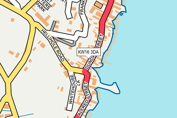 KW16 3DA map - OS OpenMap – Local (Ordnance Survey)