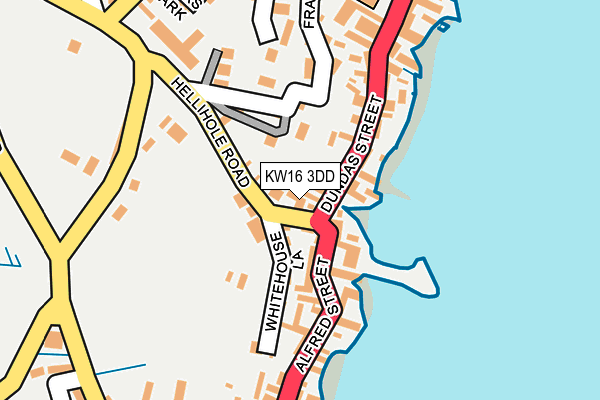 KW16 3DD map - OS OpenMap – Local (Ordnance Survey)