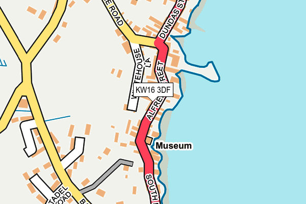 KW16 3DF map - OS OpenMap – Local (Ordnance Survey)