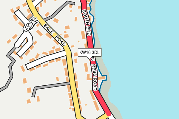 KW16 3DL map - OS OpenMap – Local (Ordnance Survey)