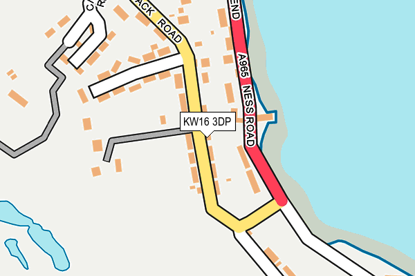 KW16 3DP map - OS OpenMap – Local (Ordnance Survey)