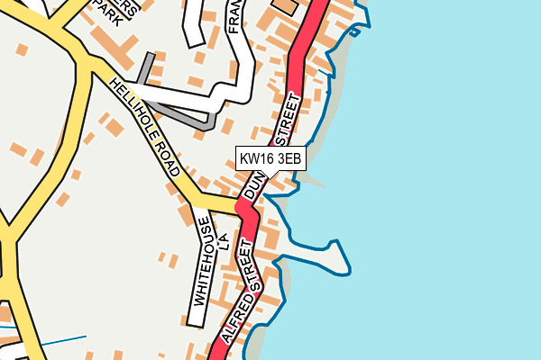 KW16 3EB map - OS OpenMap – Local (Ordnance Survey)
