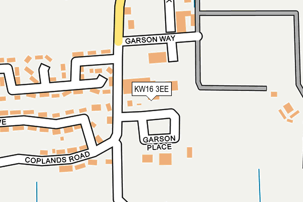 KW16 3EE map - OS OpenMap – Local (Ordnance Survey)