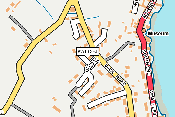 KW16 3EJ map - OS OpenMap – Local (Ordnance Survey)