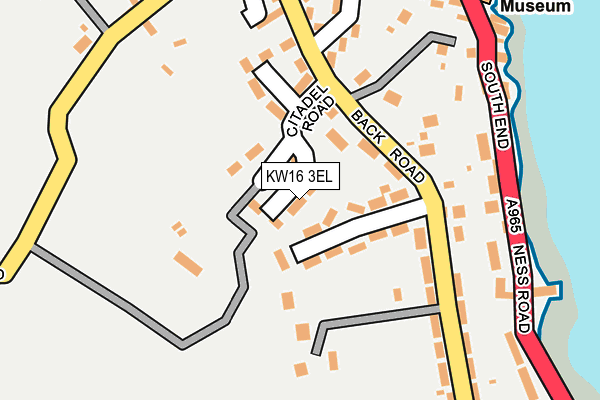 KW16 3EL map - OS OpenMap – Local (Ordnance Survey)