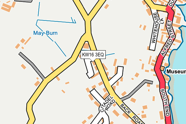 KW16 3EQ map - OS OpenMap – Local (Ordnance Survey)
