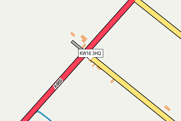 KW16 3HQ map - OS OpenMap – Local (Ordnance Survey)