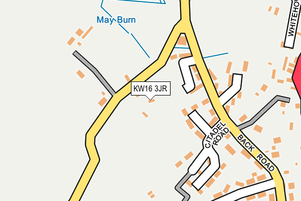 KW16 3JR map - OS OpenMap – Local (Ordnance Survey)