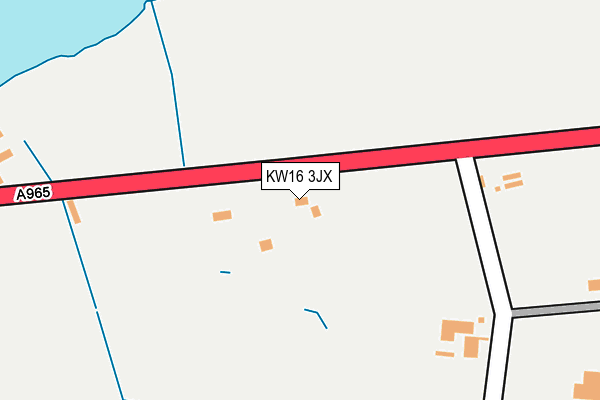 KW16 3JX map - OS OpenMap – Local (Ordnance Survey)