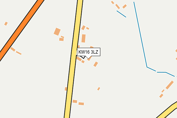 KW16 3LZ map - OS OpenMap – Local (Ordnance Survey)