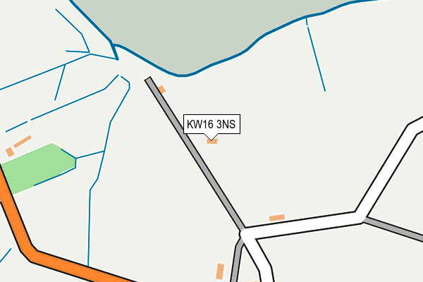 KW16 3NS map - OS OpenMap – Local (Ordnance Survey)
