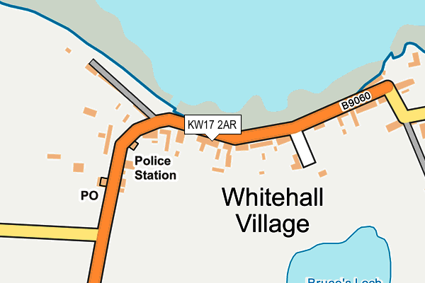 KW17 2AR map - OS OpenMap – Local (Ordnance Survey)
