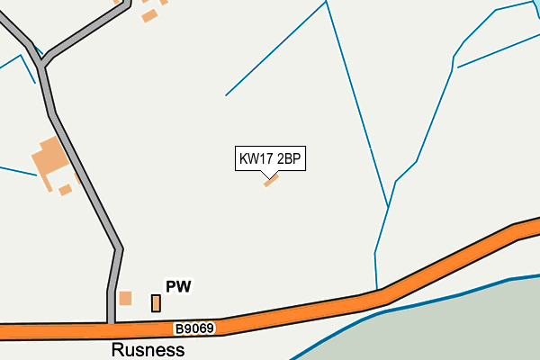 KW17 2BP map - OS OpenMap – Local (Ordnance Survey)