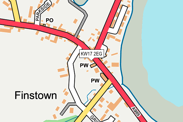 KW17 2EG map - OS OpenMap – Local (Ordnance Survey)