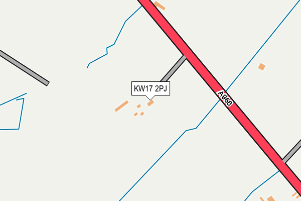 KW17 2PJ map - OS OpenMap – Local (Ordnance Survey)