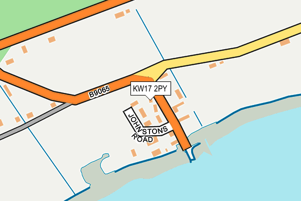 KW17 2PY map - OS OpenMap – Local (Ordnance Survey)
