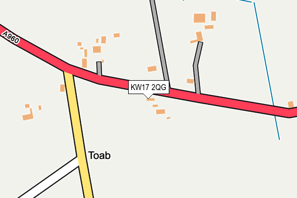 KW17 2QG map - OS OpenMap – Local (Ordnance Survey)