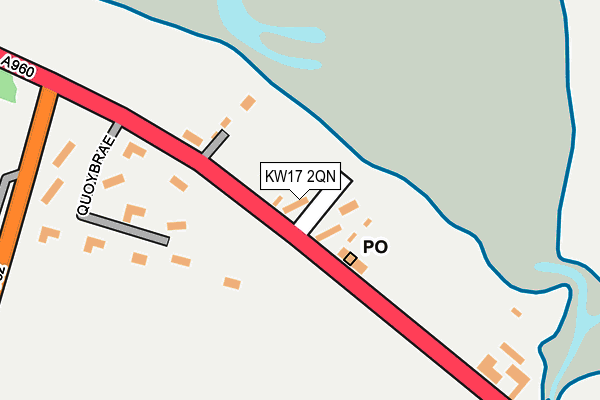 KW17 2QN map - OS OpenMap – Local (Ordnance Survey)