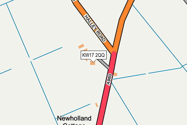 KW17 2QQ map - OS OpenMap – Local (Ordnance Survey)