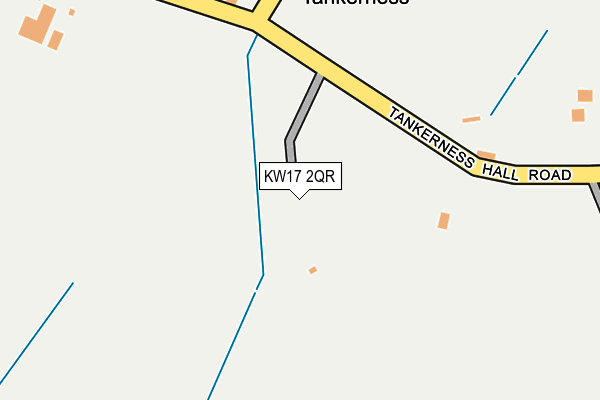 KW17 2QR map - OS OpenMap – Local (Ordnance Survey)