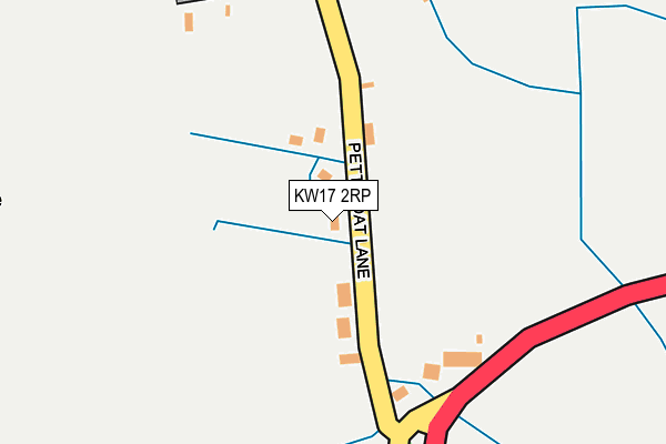 KW17 2RP map - OS OpenMap – Local (Ordnance Survey)