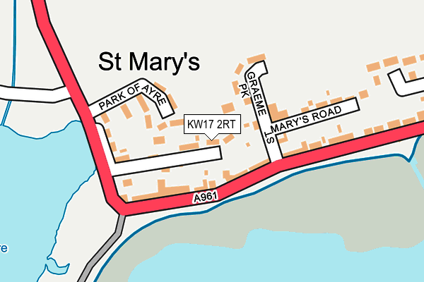 KW17 2RT map - OS OpenMap – Local (Ordnance Survey)