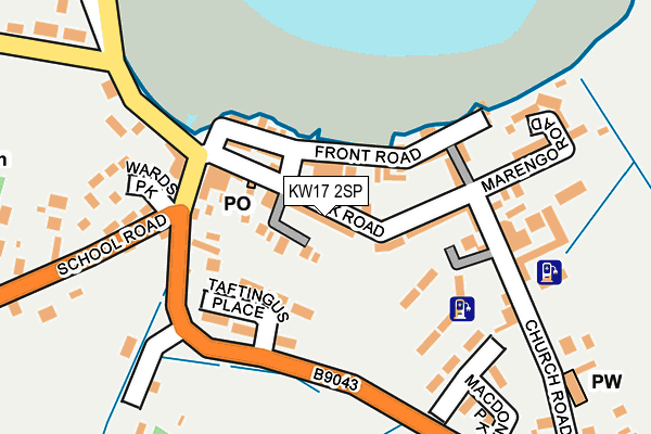 KW17 2SP map - OS OpenMap – Local (Ordnance Survey)