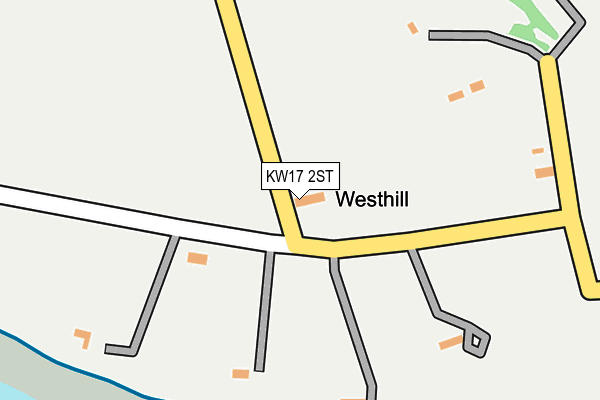 KW17 2ST map - OS OpenMap – Local (Ordnance Survey)