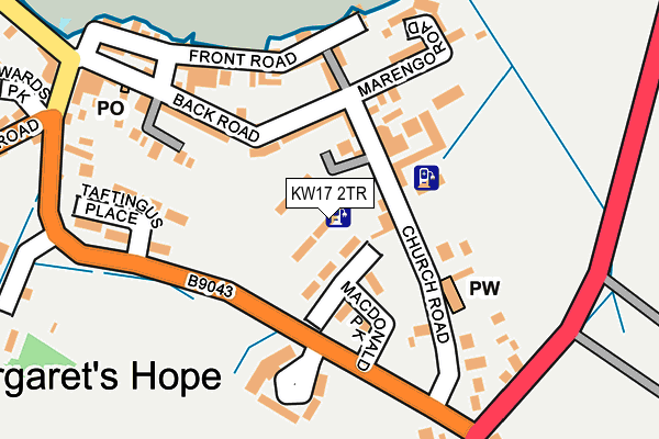 KW17 2TR map - OS OpenMap – Local (Ordnance Survey)