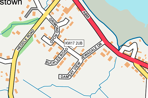 KW17 2UB map - OS OpenMap – Local (Ordnance Survey)