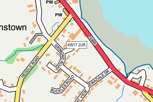KW17 2UR map - OS OpenMap – Local (Ordnance Survey)