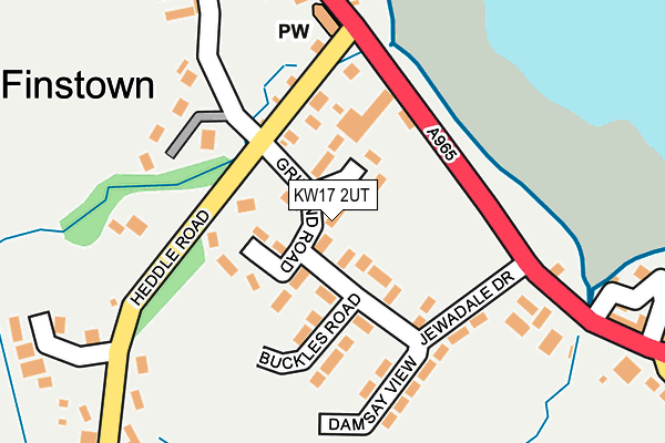 KW17 2UT map - OS OpenMap – Local (Ordnance Survey)