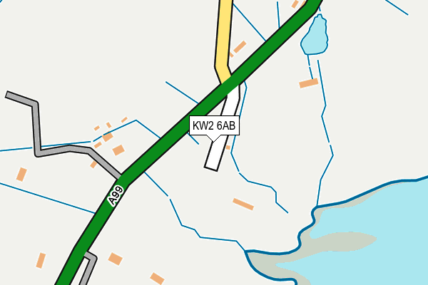KW2 6AB map - OS OpenMap – Local (Ordnance Survey)