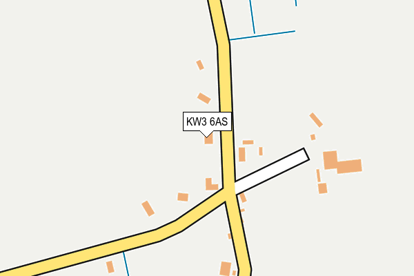KW3 6AS map - OS OpenMap – Local (Ordnance Survey)