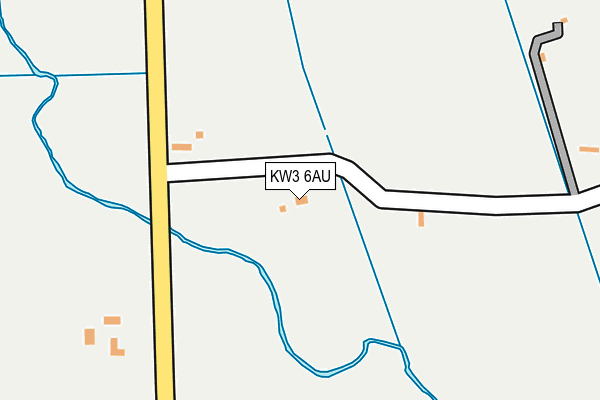 KW3 6AU map - OS OpenMap – Local (Ordnance Survey)