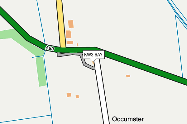 KW3 6AY map - OS OpenMap – Local (Ordnance Survey)