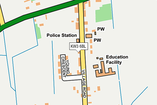 KW3 6BL map - OS OpenMap – Local (Ordnance Survey)