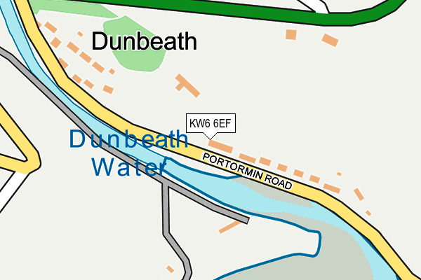 KW6 6EF map - OS OpenMap – Local (Ordnance Survey)