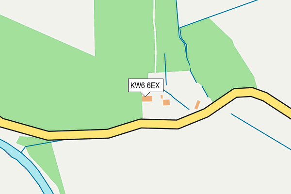 KW6 6EX map - OS OpenMap – Local (Ordnance Survey)