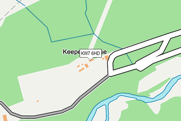 KW7 6HD map - OS OpenMap – Local (Ordnance Survey)