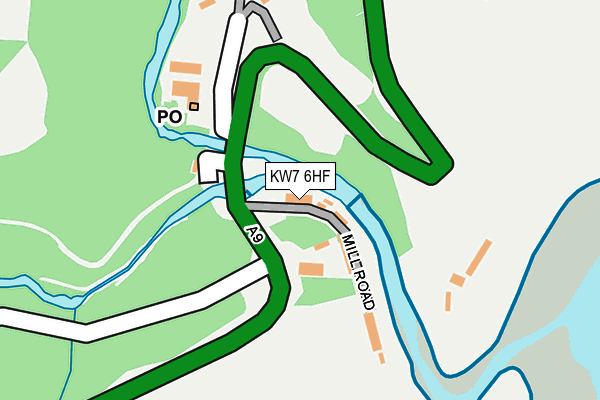KW7 6HF map - OS OpenMap – Local (Ordnance Survey)