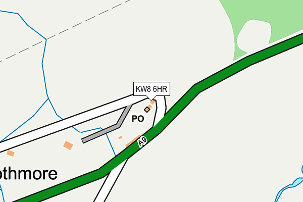 KW8 6HR map - OS OpenMap – Local (Ordnance Survey)