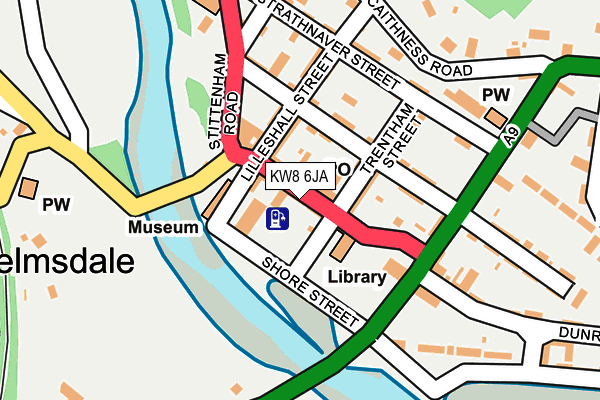 Map of SUTHERLAND HOME CARE LTD at local scale