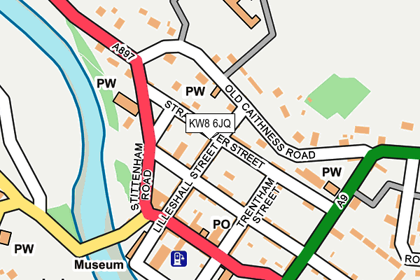 KW8 6JQ map - OS OpenMap – Local (Ordnance Survey)