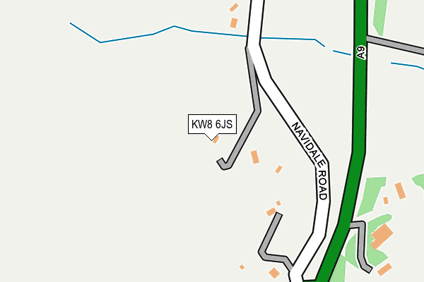 KW8 6JS map - OS OpenMap – Local (Ordnance Survey)
