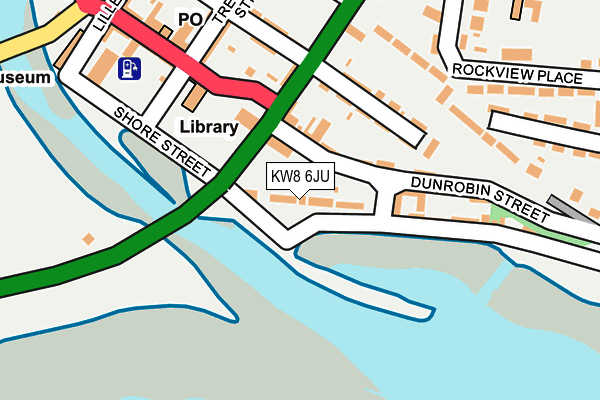 KW8 6JU map - OS OpenMap – Local (Ordnance Survey)